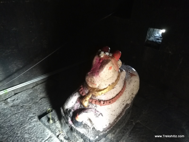 Nandi at Mallikarjun Temple Vilasgad (Mallikarjun)